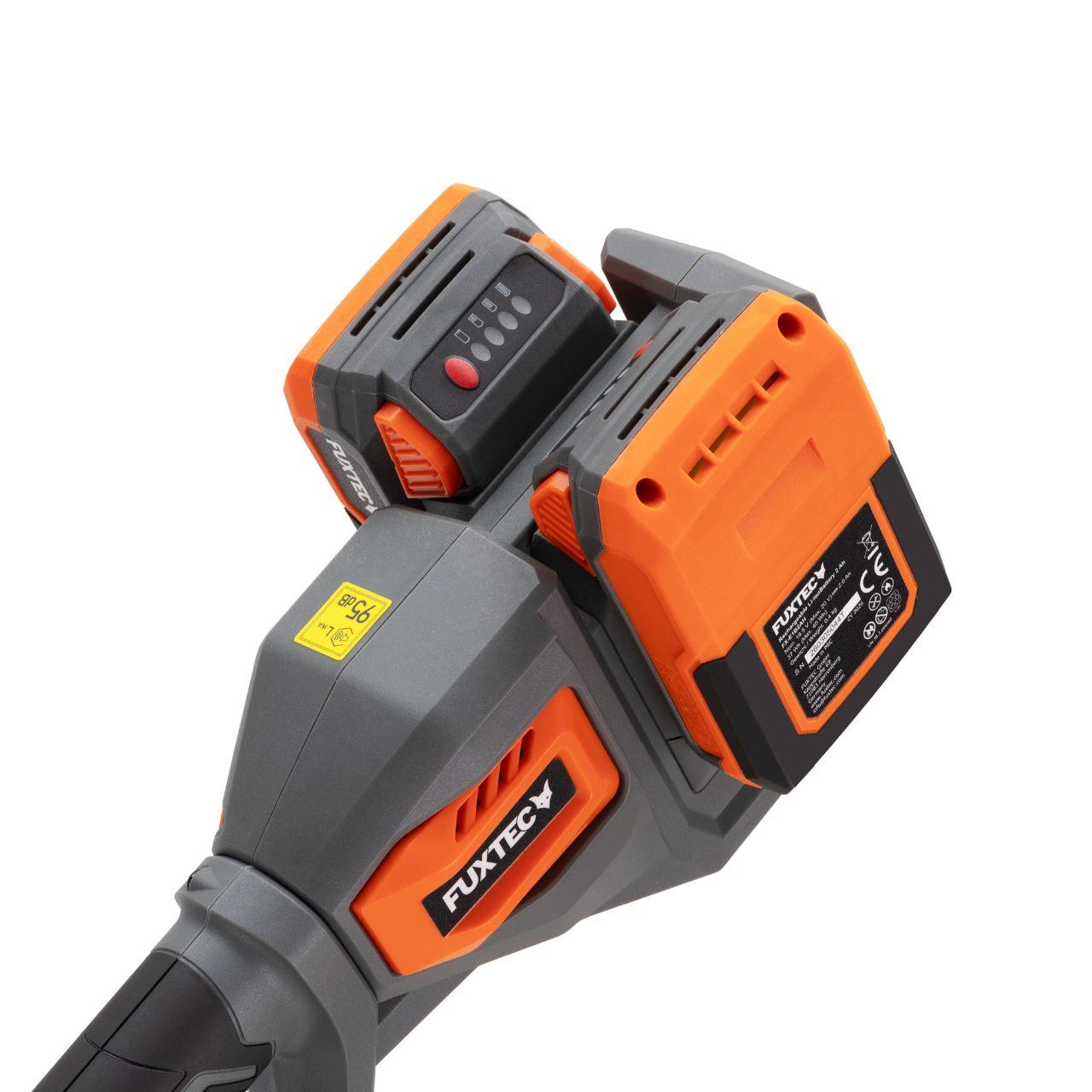 Accu-grastrimmer FX-E2RTSET incl. 2 accu’s van 2 Ah en 1 dubbele lader van 2,4 A
