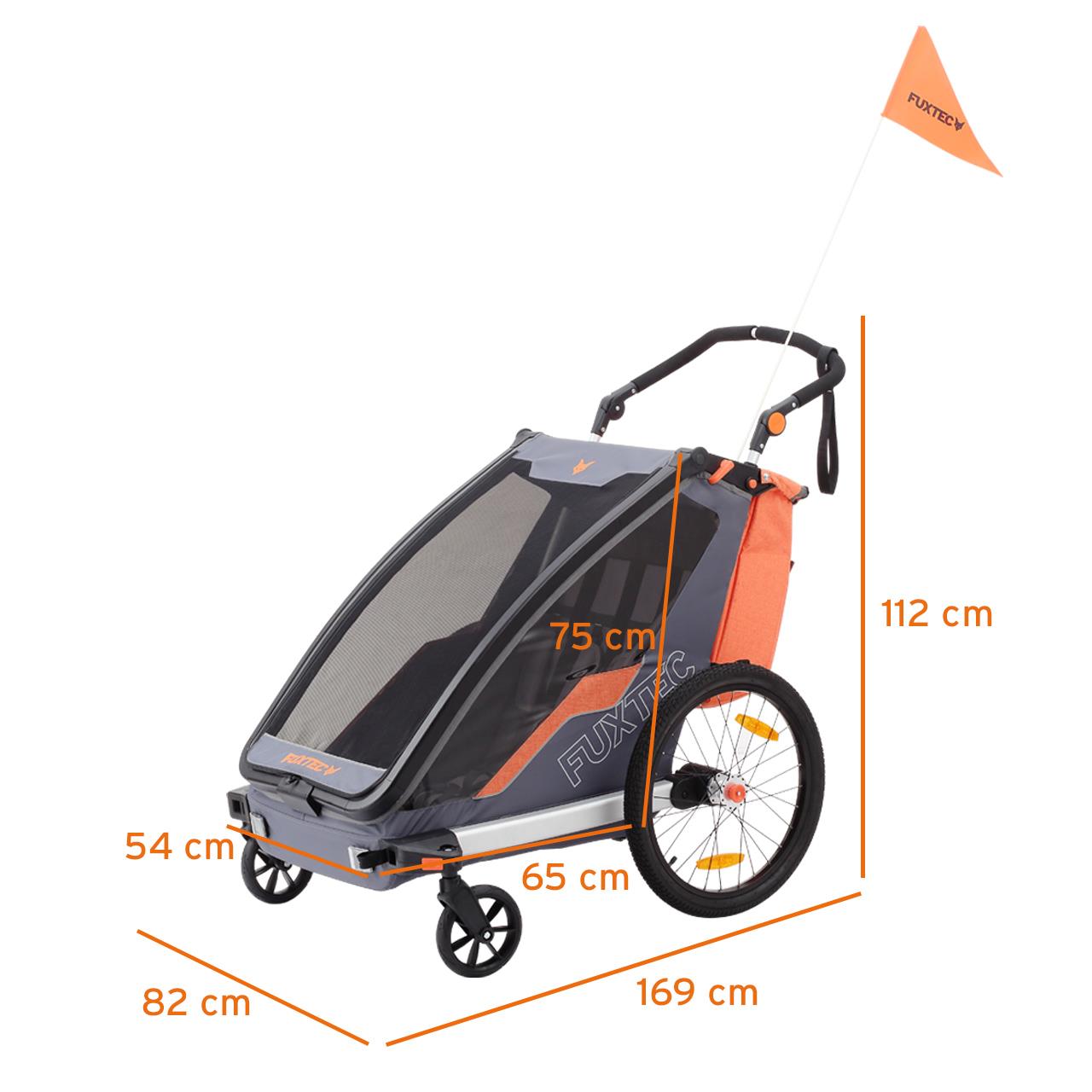 FUXTEC fietskar Sportfux FX-FA1