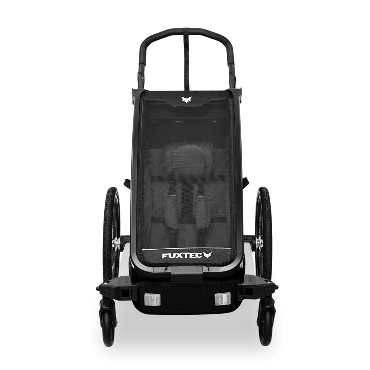 FUXTEC fietskar FX-FA1S zwart met joggerwiel
