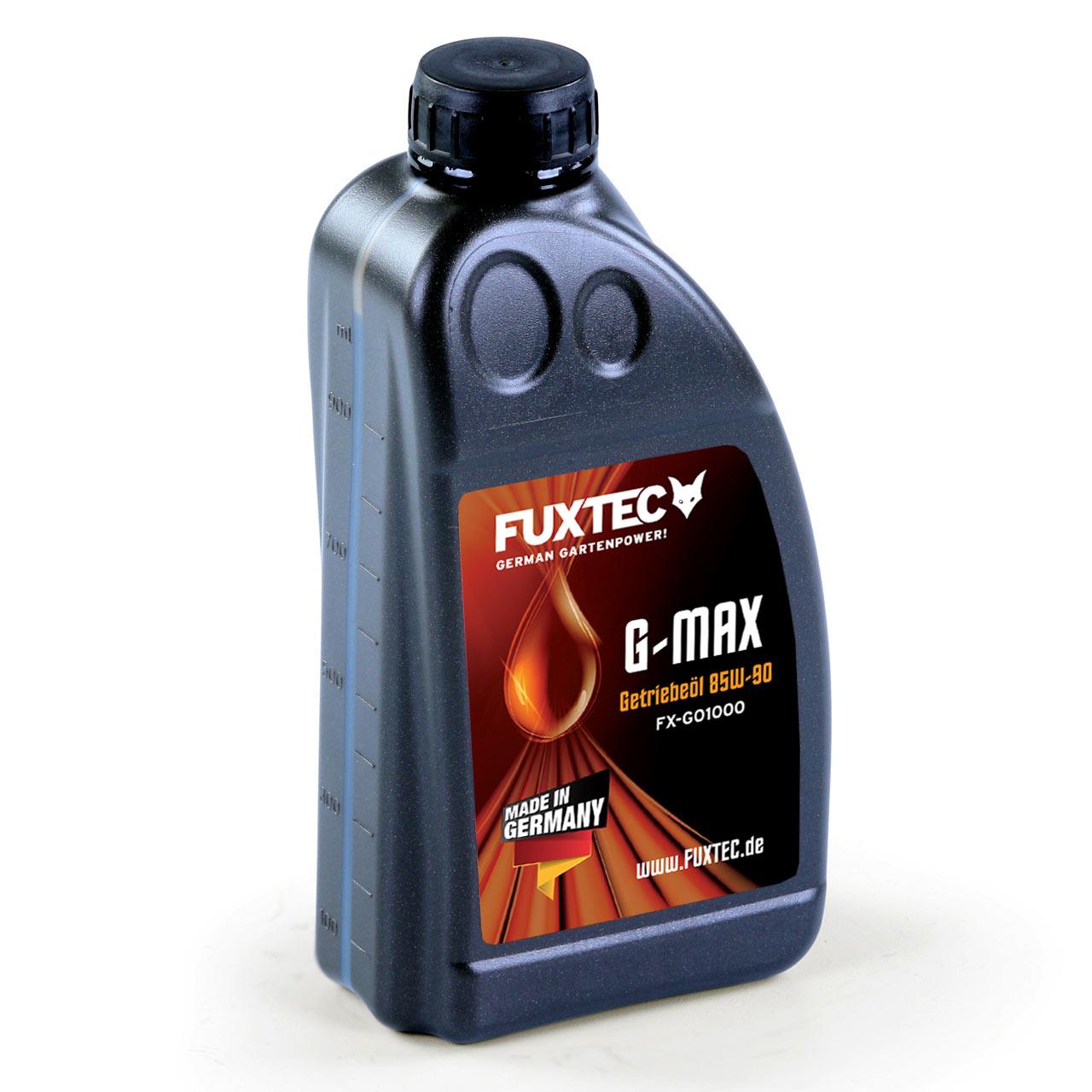 FUXTEC olie voor transmissie - G-MAX - multifunctionele transmissieolie - versnellingsbak olie - tandwielolie - 1 liter - SAE 85W90 - aanbevolen voor FUXTEC-motoren