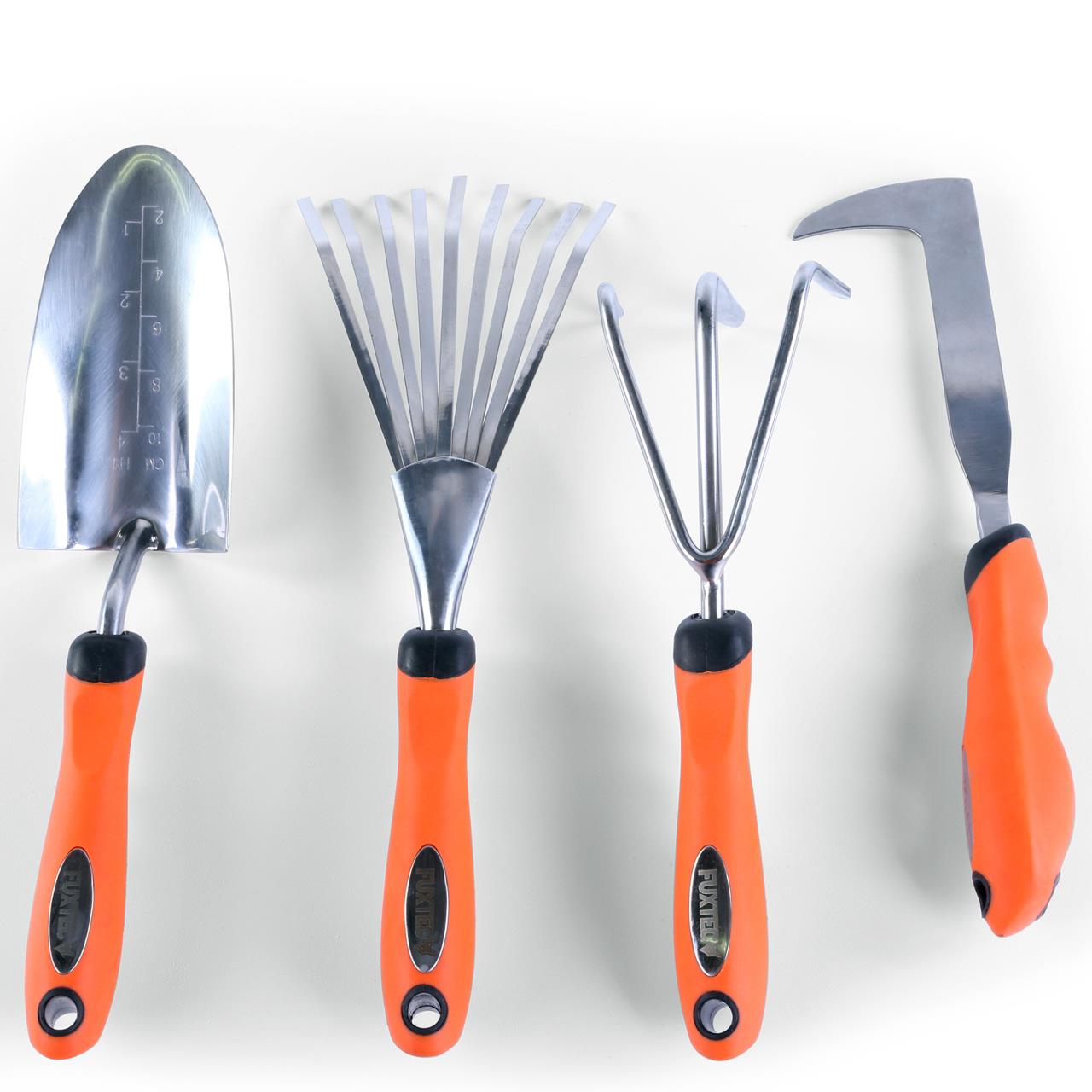 FUXTEC 4er Set Premium Handgartenwerkzeug