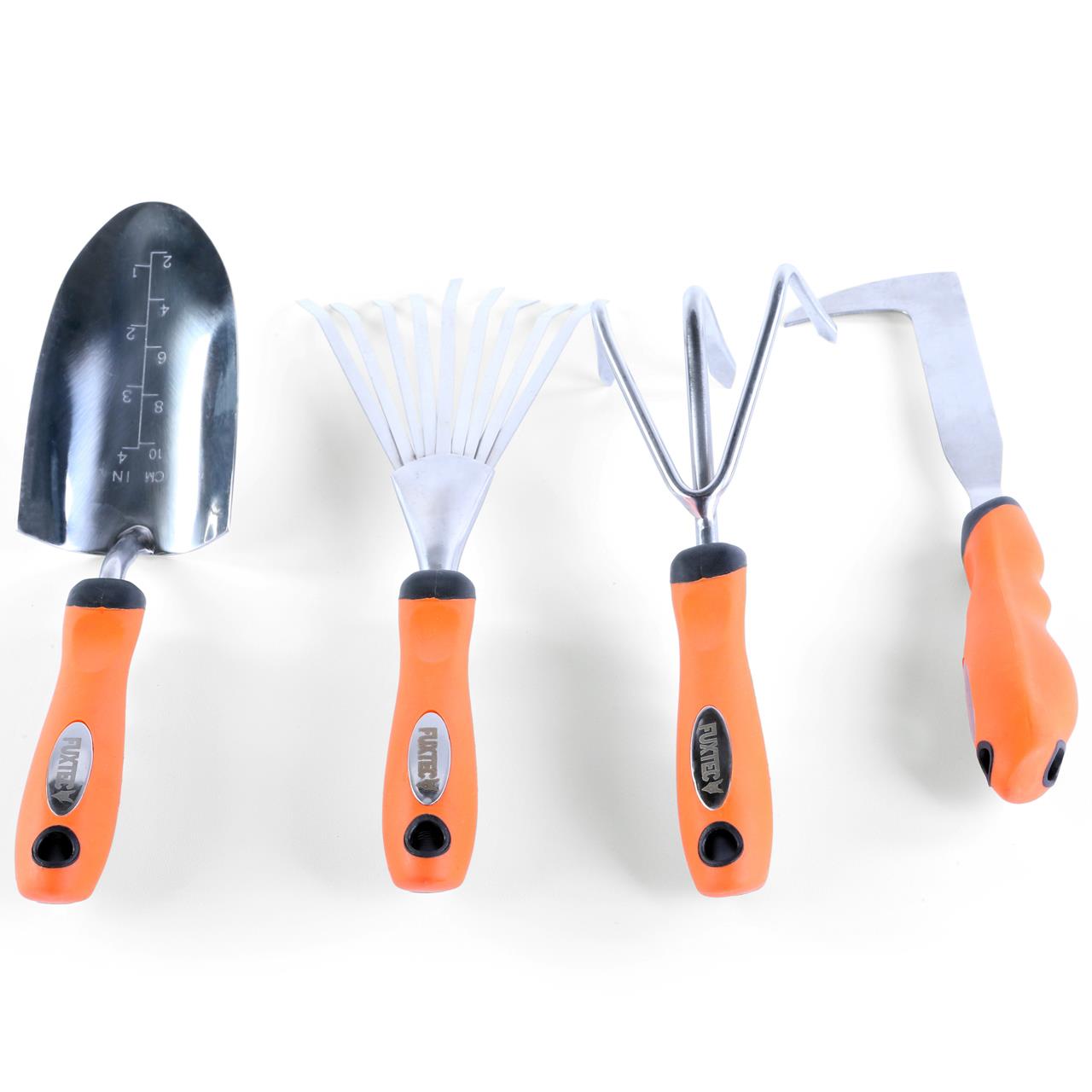 FUXTEC 4er Set Premium Handgartenwerkzeug