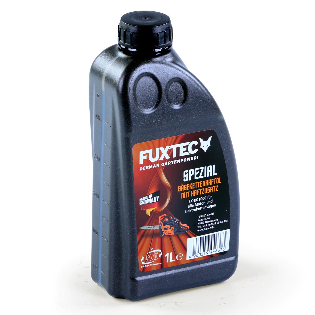 FUXTEC olie voor zaagketting - 'Special' - minerale zaagketting-lijmolie - kettingolie - 1 liter