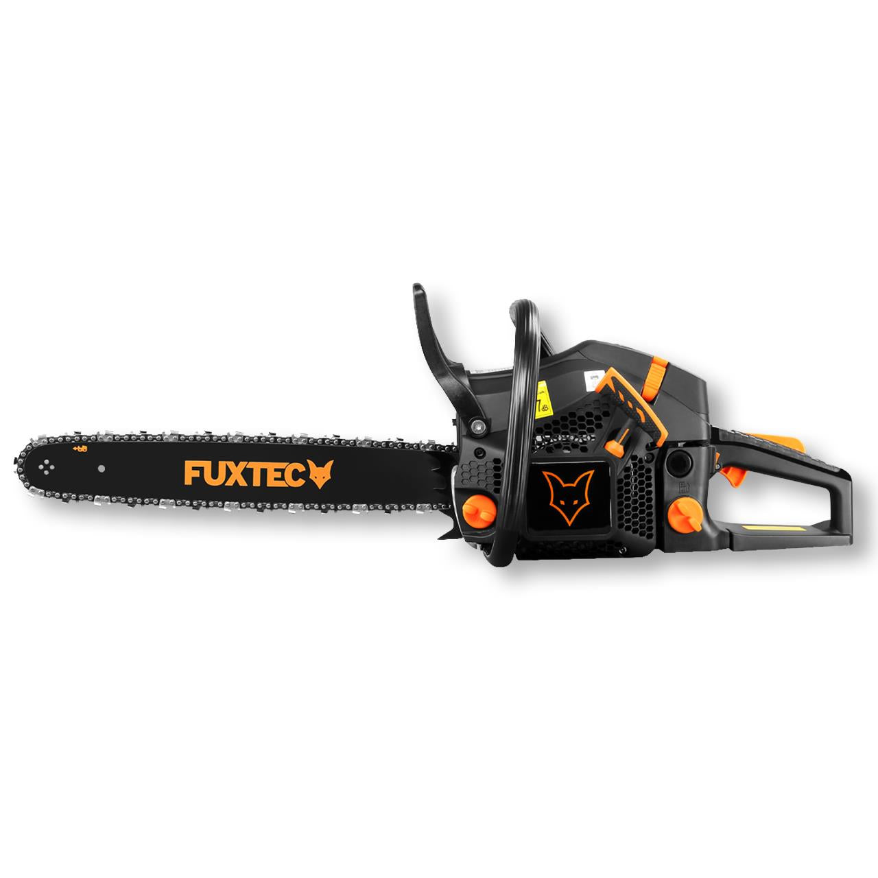 FUXTEC Kettingzaag benzine - 54cc 2-takt - 45cm / 18 inch Zwaardlengte - Incl. Zaagblad & Ketting - FX-KS255 - Black Edition