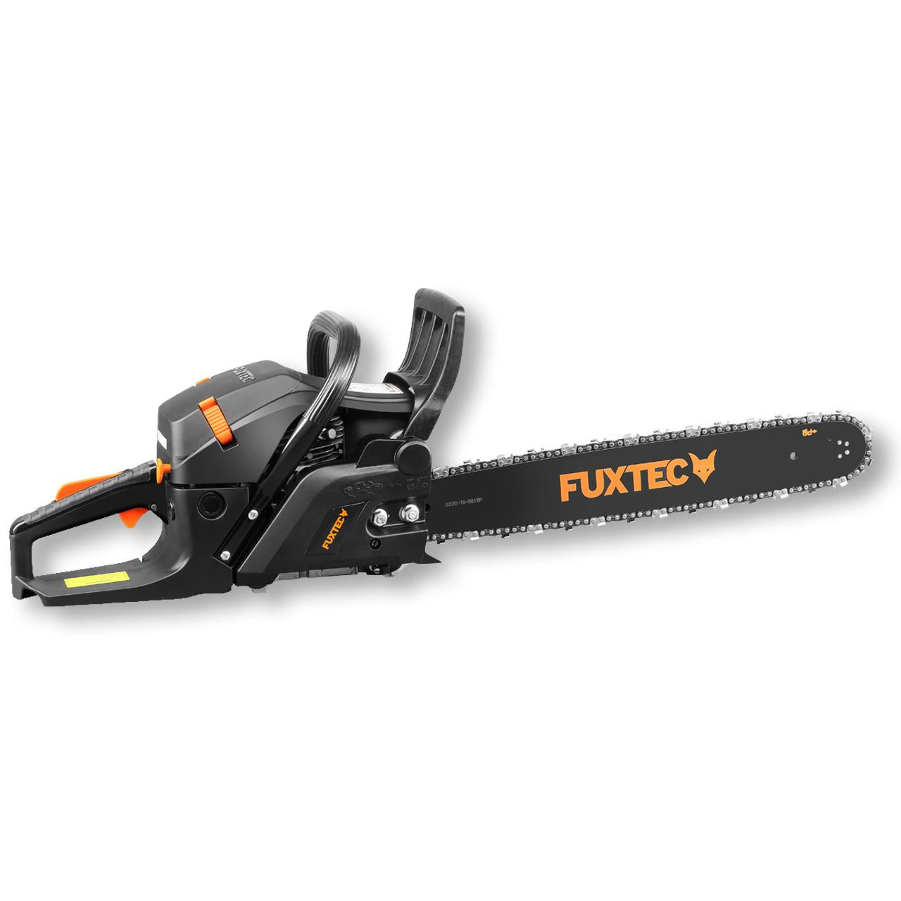 FUXTEC Kettingzaag benzine - 61,5cc 2-takt - 51cm / 20 inch Zwaardlengte - Incl. Zaagblad & Ketting - FX-KS262 - Black Edition