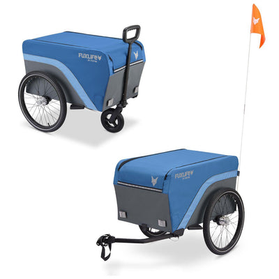 FUXLIFE Lastenanhänger / Fahrradanhänger 2 in 1 FX-LA120