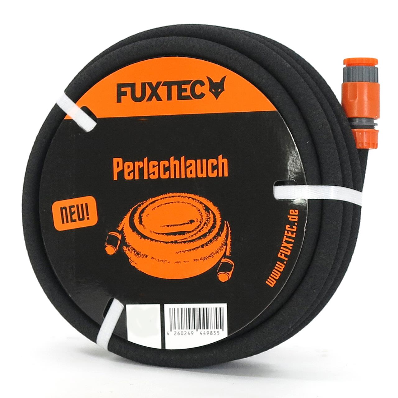 FUXTEC Druppelslang 15/30/50m - bewatering - waterbesparend - met een grote accessoireset