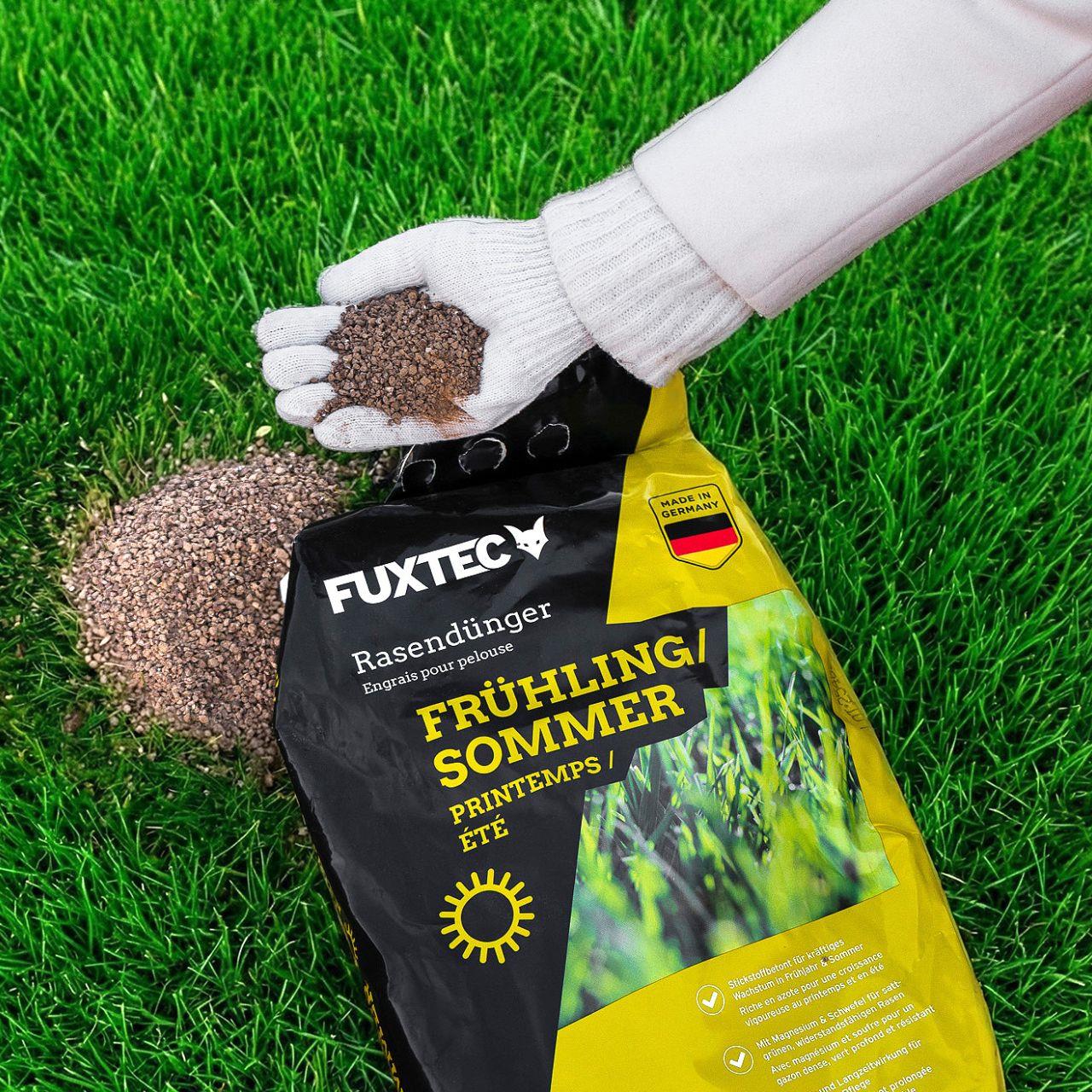 FUXTEC gazonmeststof lente/zomer FX-RDFS 20kg voor 1000m²