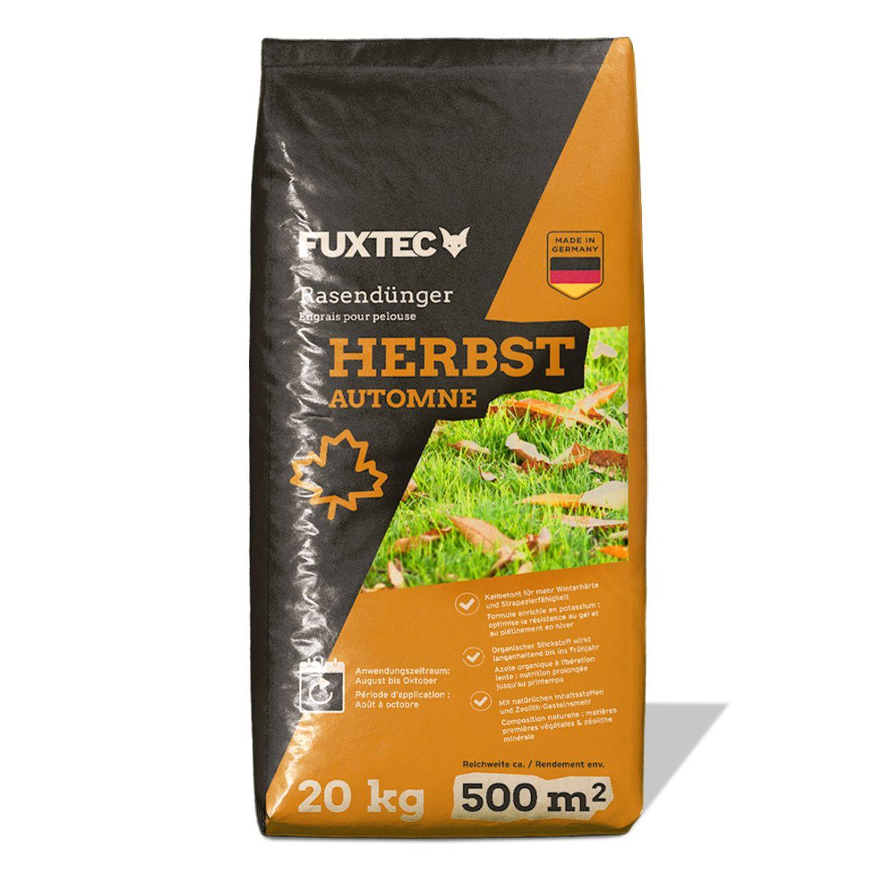 FUXTEC herfst gazonmeststof FX-RDH20 20kg voor 500m²