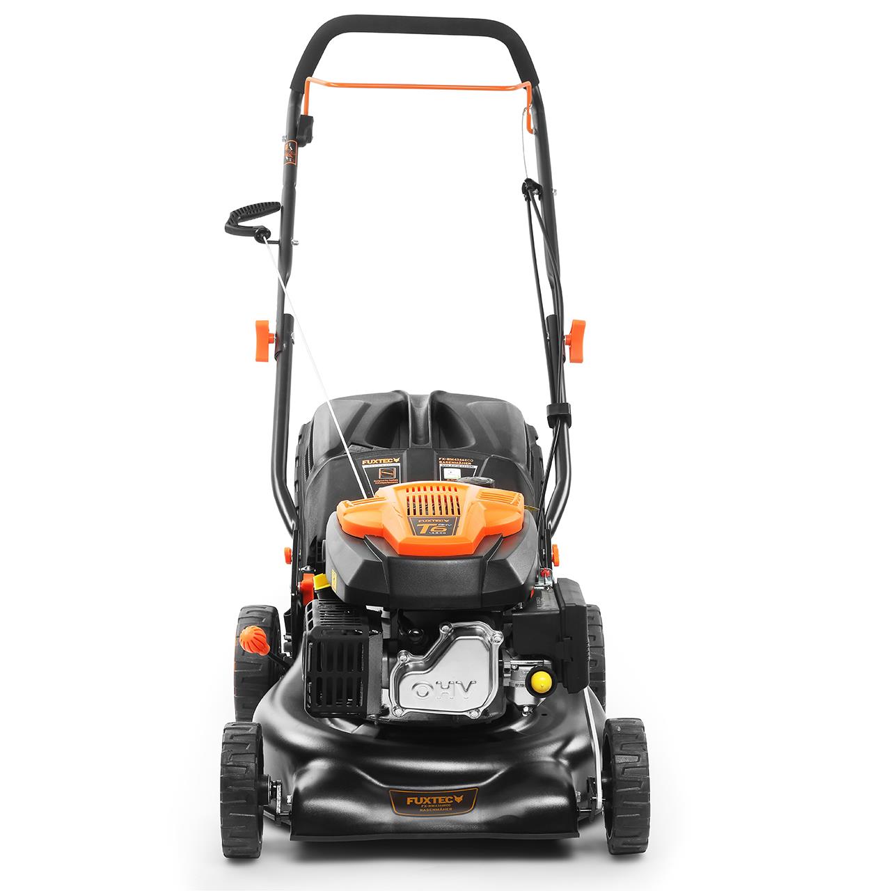 FUXTEC Grasmaaier Benzine - 43cm - Duwmaaier - Opvanbak 40L - FX-RM4346ECO