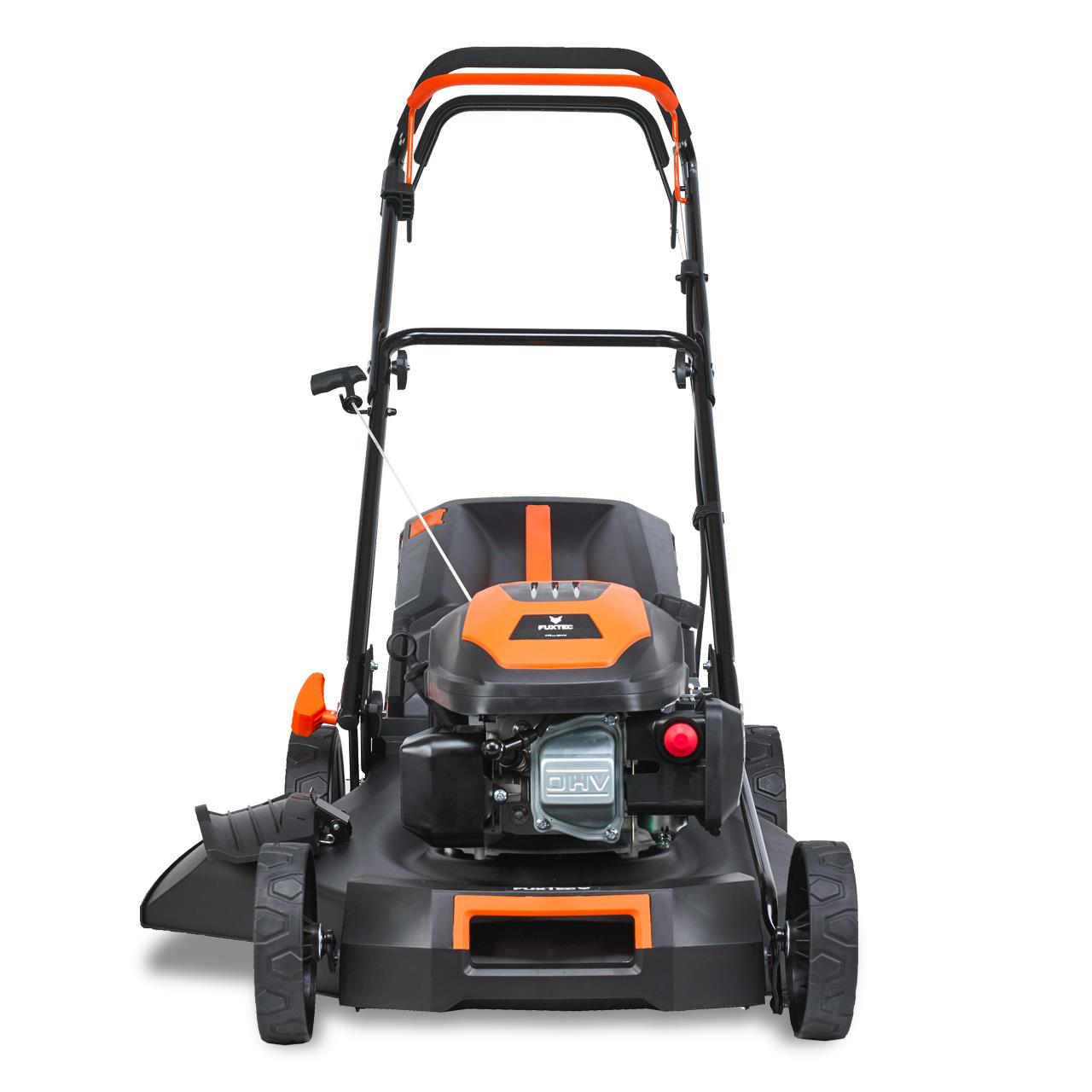 FUXTEC Grasmaaier Benzine - 51cm - 4-takt - 170cc - zelfrijdend / zelftrekkend /achterwielaandrijving - Mulchfunctie - Opvangbak 60L - FX-RM5170