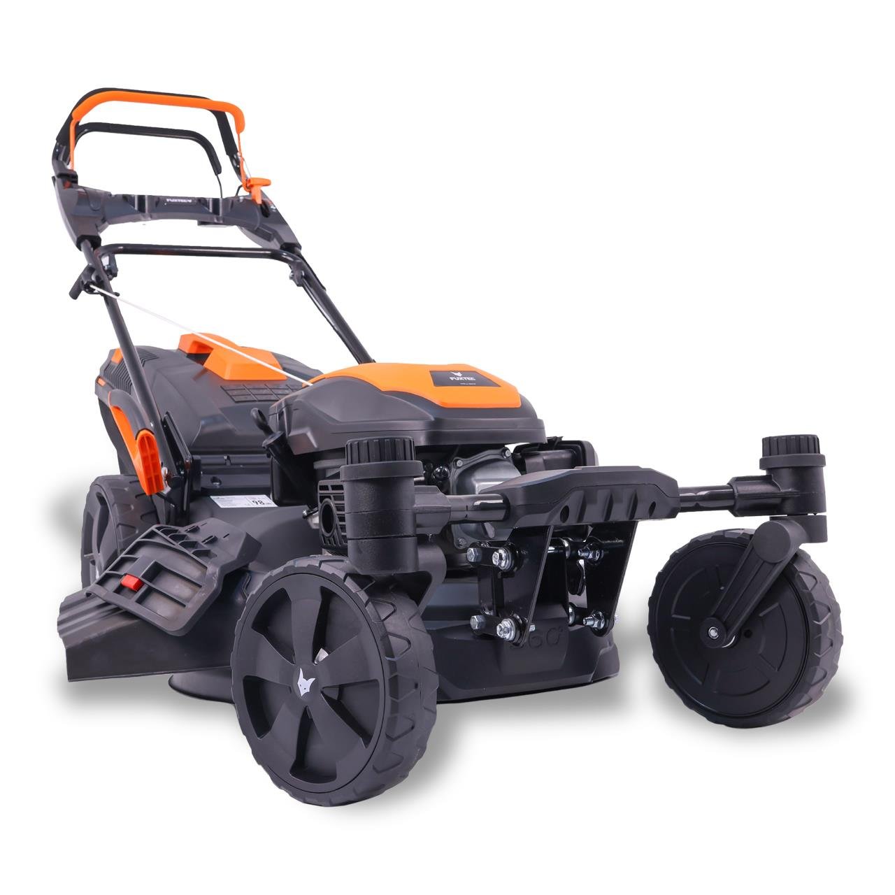 FUXTEC Grasmaaier Benzine - 51cm - 4-takt - 170cc - zelfrijdend / zelftrekkend /achterwielaandrijving - Mulchfunctie - Opvangbak 60L - FX-RM5170agile