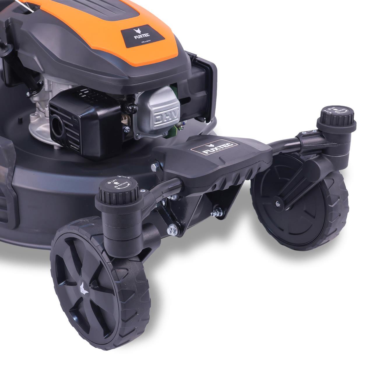 FUXTEC Grasmaaier Benzine - 51cm - 4-takt - 170cc - zelfrijdend / zelftrekkend /achterwielaandrijving - Mulchfunctie - Opvangbak 60L - FX-RM5170agile