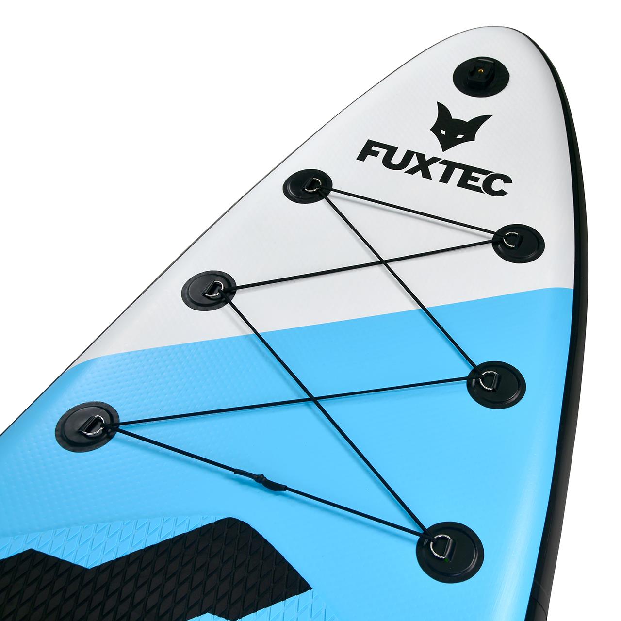 FUXTEC Stand-up paddleboard "Double-Layer" - luchtpomp, peddel, reparatieset en een apparaat voor het bevestigen van een actiecamera - FX-SUP320D1