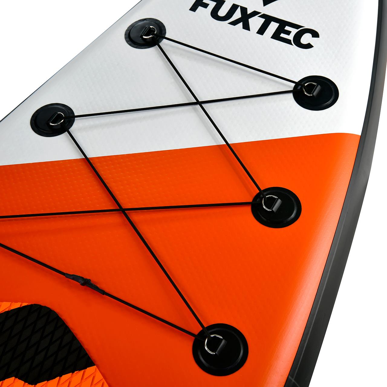 FUXTEC Stand-up paddleboard "Double-Layer" - luchtpomp, peddel, reparatieset en een apparaat voor het bevestigen van een actiecamera - FX-SUP320D1