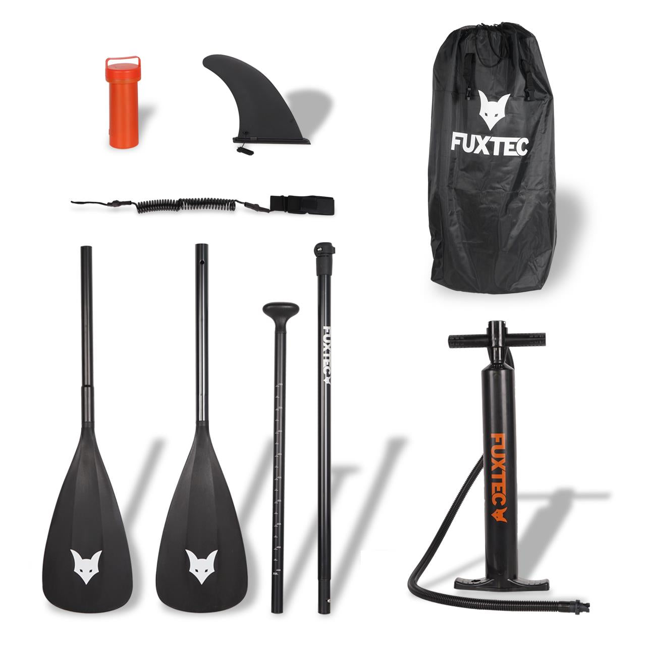 FUXTEC Stand-up paddleboard - luchtpomp, peddel, reparatieset en een apparaat voor het bevestigen van een actiecamera - FX-SUP320eco