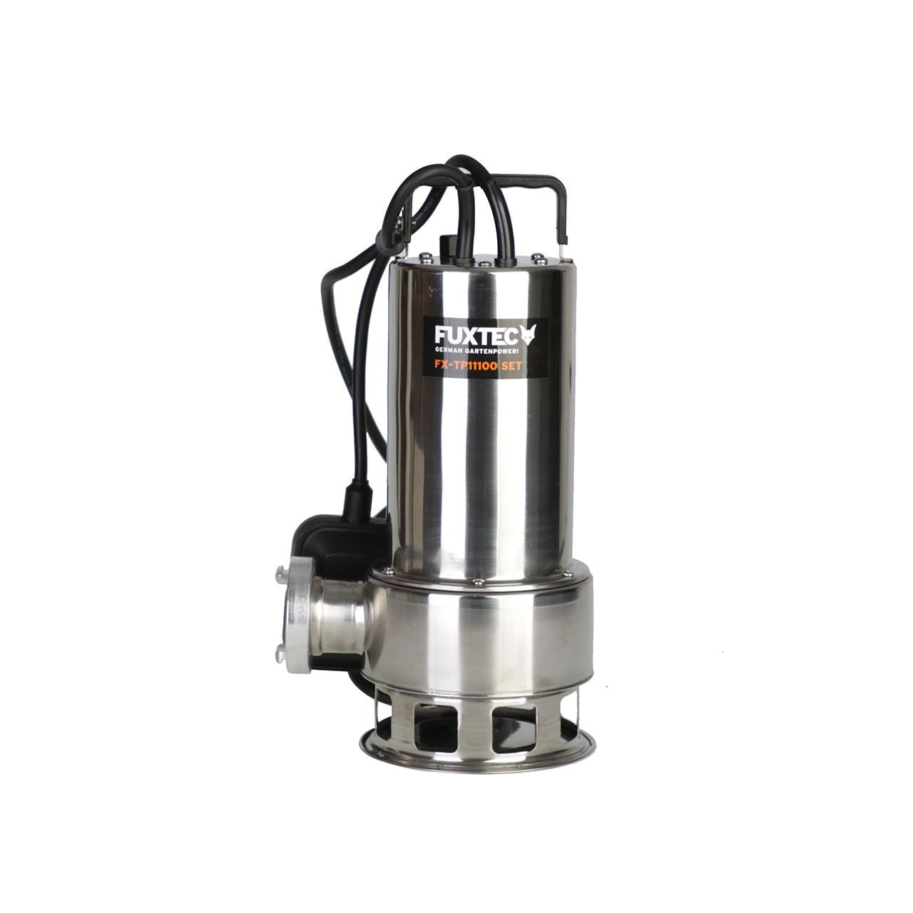 FUXTEC dompelpomp - vuilwaterpomp FX-TP11000 INOX (roestvrij staal) - 1100 watt