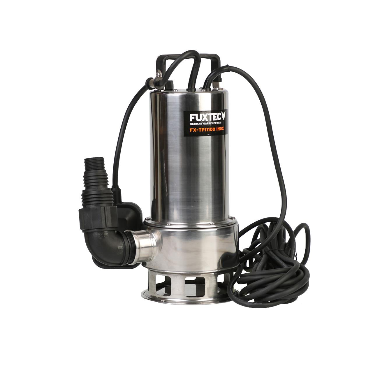 FUXTEC dompelpomp - vuilwaterpomp FX-TP11000 INOX (roestvrij staal) - 1100 watt