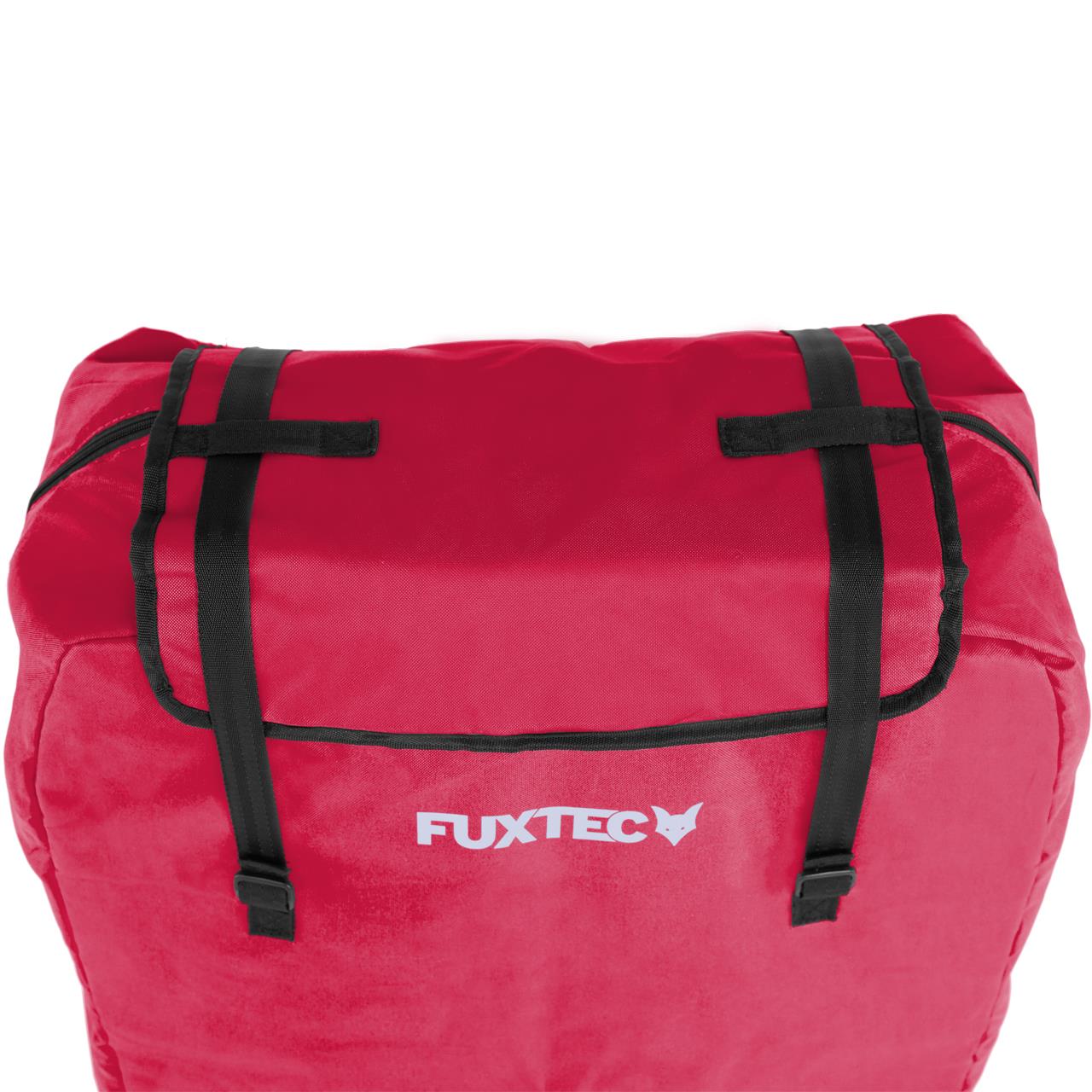 FUXTEC gewatteerde draagtas voor Bolderkar CT700 en CT800 - rood -