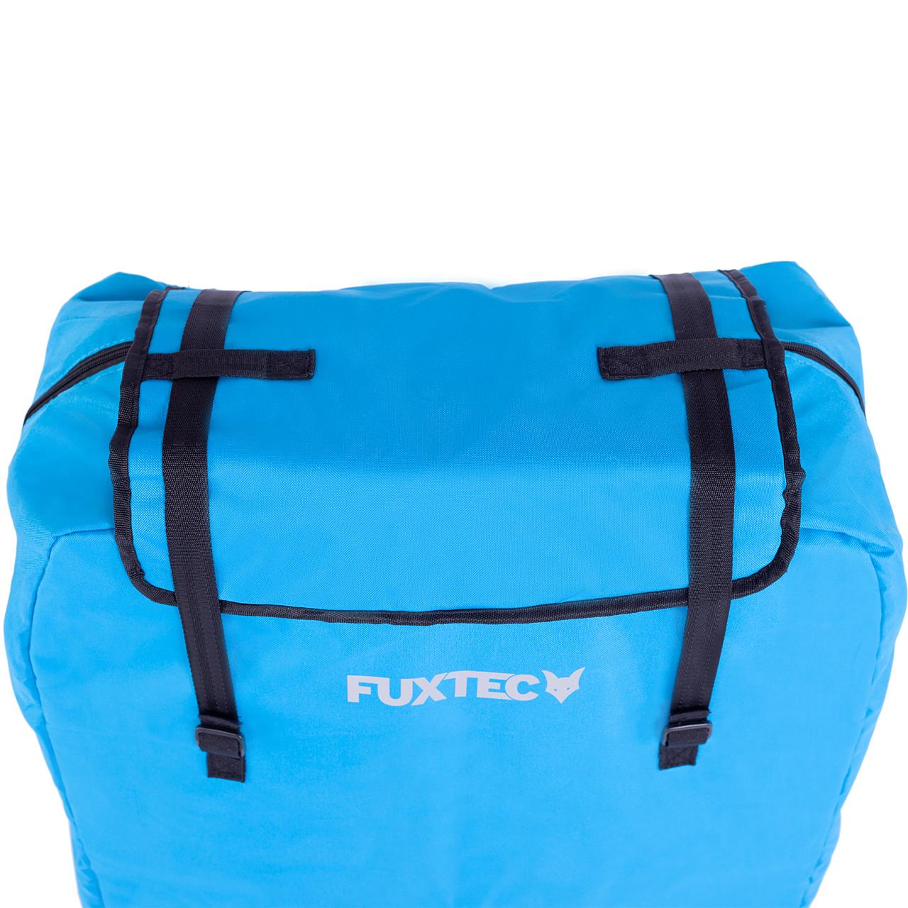 FUXTEC gewatteerde draagtas voor Bolderkar CT700 en CT800 - turquoise -